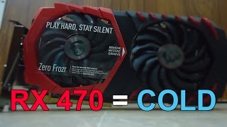 MSI RX 470 Temperature test at max load (cold enough)