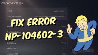 How To Fix PS5 Error NP-104602-3