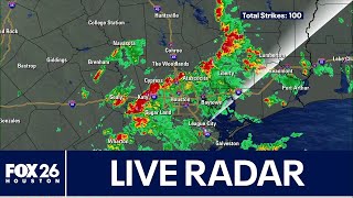 Live Houston weather radar (no audio)