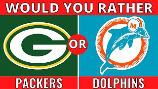 NFL QUIZ - Would You Rather Challenge!!! 🤔