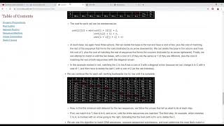 CS50 Final Project 2018 - Sequence Matching