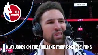 Klay Thompson on taking down the Rockets 🗣️ 'We had to BEAT THEM after the TROLL