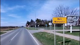 Ceste Baranje - BELI MANASTIR (Osječka ulica i obilaznica) 360 4K video