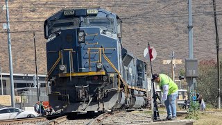 LOCOMOTORAS Ex CSX ST70AH Trabajando Con FERROMEX En MEXICO 🇺🇸🇲🇽 / PRLX 9807 Y 8901