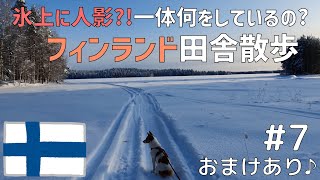 【フィンランド】氷上に人影が?!期間限定の氷上散歩🐾#7 Nordic Countryside Life/Winter Walk