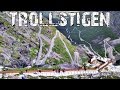 Trollstigen road in Norway - 4K