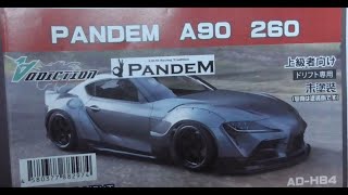 2WD　ドリフト　ボディaddiction　ハイグレードPandem A90 Supra 作成編　その１　カットＲＷＤ ＤＲＩＦＴ　ＲＣ