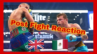 Canelo v Saunders - Full Fight Reaction! Road to undisputed?? 🇲🇽 🇬🇧