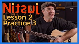 Nitsuj Learning Guitar. Lesson 2 Practice 3 Justin Guitar Beginner Course 2020