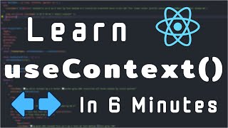 React useContext() In Under 6 Minutes | React Tutorial