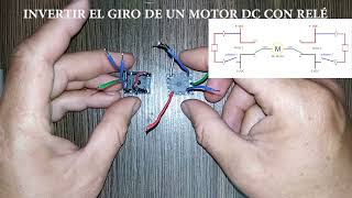 Cómo cambiar el sentido de giro de un motor DC con relé