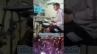 #Bloodystream  #Coda | JoJo's Bizarre Adventure OP2 | Drum Cover by 程澤 瑞斯鼓音樂 #jojosbizzareadventure