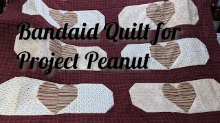 Bandaid Quilt for Project Peanut