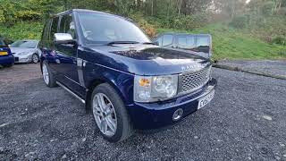 2003 RangeRover L322 TD6 virtual viewing and buyers guide to Range Rover. Our favourite 4x4 xfar