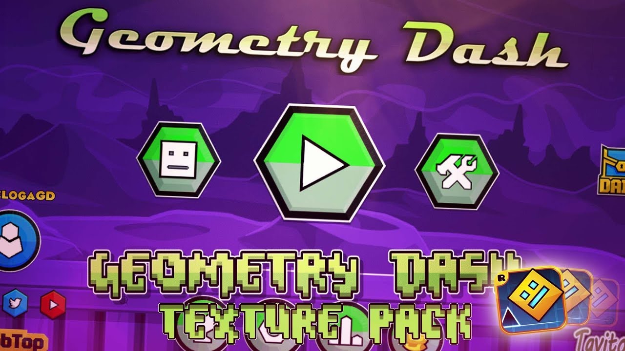 Geometry dash texture pack. Геометрия Даш с текстур паком LIAXLOGA.