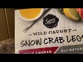 walmart crab legs unboxing