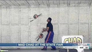 The ND State Fair presents chainsaw juggler Mad Chad for the first time!