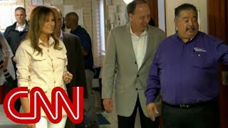 Melania Trump tours immigrant detention center