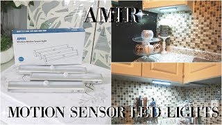 AMIR WIRELESS MOTION SENSOR LIGHTS | MOTION ACTIVATED LED NIGHT LIGHTS