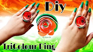 TriColour Ring DIY | Tiranga Paper Ring | Best Independence Day Craft Idea | 2022