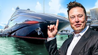 Le superyacht de 700 millions de dollars d’Elon Musk est ENFIN en vente !