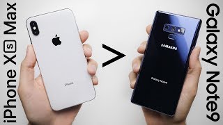 25 Reasons Why iPhone XS Max Is Better Than Galaxy Note 9