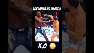 Adesanya vs Imavov K.O!!😱 #ufc #adesanya #ko #slowmotion #highlights #viralshort #ufcfightnight