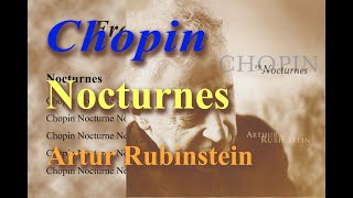 Chopin Nocturnes Artur Rubinstein 1965