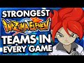 The Strongest Team In Every Inazuma Eleven Game