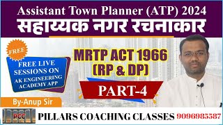 ATP 2024 | Assistant Town Planner | MR & TP ACT 1966 (Part 4)