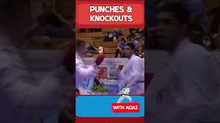 PUNCHES & KNOCKOUTS #karate #kumite #viral