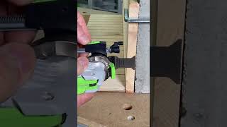 Precisely defined plunge cuts with the Festool OSC 18 #shorts