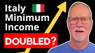 Italy doubles minimum income? (Elective Residency Visa)