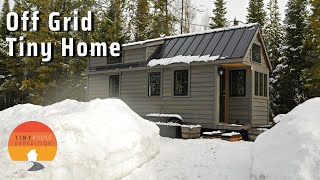 Off-Grid Tiny House TOUR: Fy Nyth Nestled in Wyoming Mountains