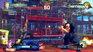 SSF4: Zhieeeeep (Guile) VS Playerjun52 (Ken) - Endless Battle