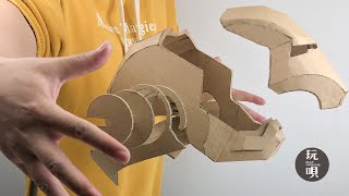 How to make a cardboard Iron Man Helmet！