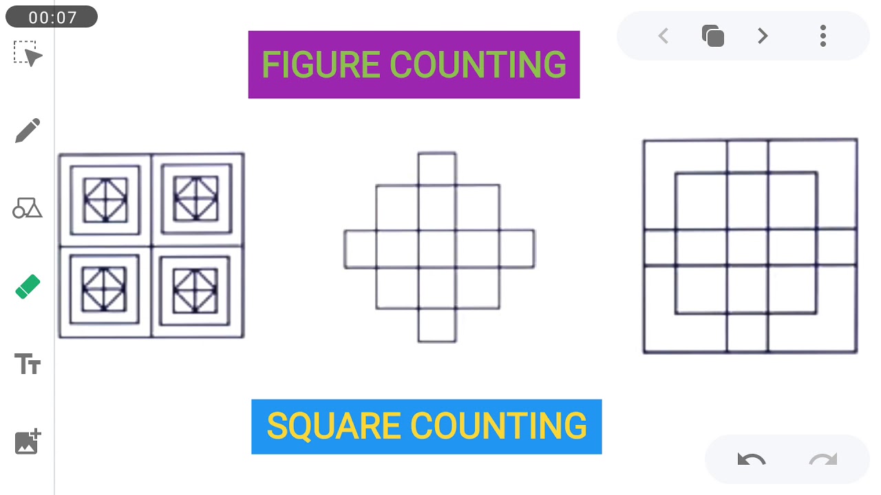 Square Counting वर ग ग नन Figure Counting Youtube