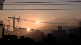 Sakurajima / 2015年8月15日の朝日と桜島