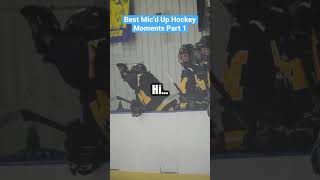 Best Mic’d Up Ice Hockey Moments Part 1! #Shorts