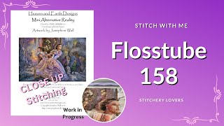 Flosstube #158  Stitch with me Pattern Keeper | HAED Mini Alternative Reality WIP | Stitchery Lovers