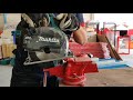 Testing Cut Channel Steel by Makita Metal Cutter 18V DCS553