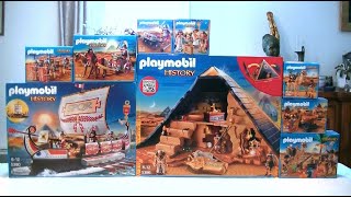 Unboxing Playmobil : Les Egyptiens (2016) – 5386, 5387, 5388, 5389, 5390, 5391, 5392... 5394