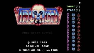 Truxton Sega Genesis OST, but slowed down, re-pitched and added percussion.