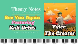 Tyler, The Creator See You Again ft. Kali Uchis Piano Tutorial with Sheet Music and Lyrics