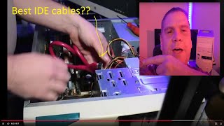 I replace a retro computers IDE cables. Are they worth it?  AMD K6 running DOS and  #win98 #retro