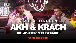 Sprechstunde mit Nizi19 \u0026 Haribo19: Fanfragen, Lebenstipps \u0026 Let’s Play | AKH \u0026 KRACH Livestream