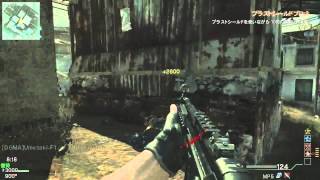 【MW3】MP5で初プレイ\u0026投げナイフ勝利キル