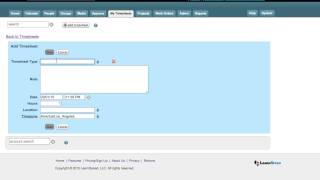 Admin Timesheet Types