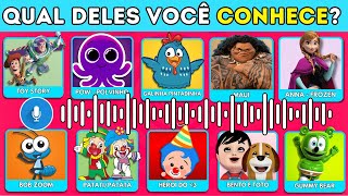 🔊  INFANTIL - VOCÊ CONHECE TODOS? ADIVINHE QUEM ESTÁ CANTANDO #01 - DESAFIO MUSICAL / TIKTOK