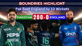 Pakistan's Record Chase | Pakistan vs England | 2nd T20I 2022 | Victory by 10 Wickets